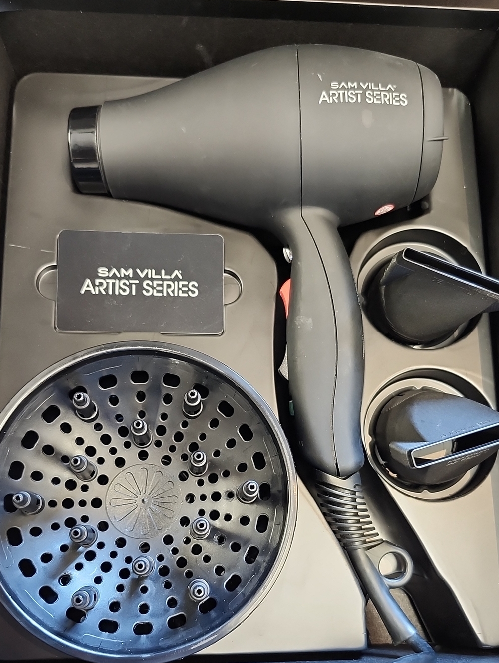 Sam Villa Hair Dryer with Diffuser & Nozzles